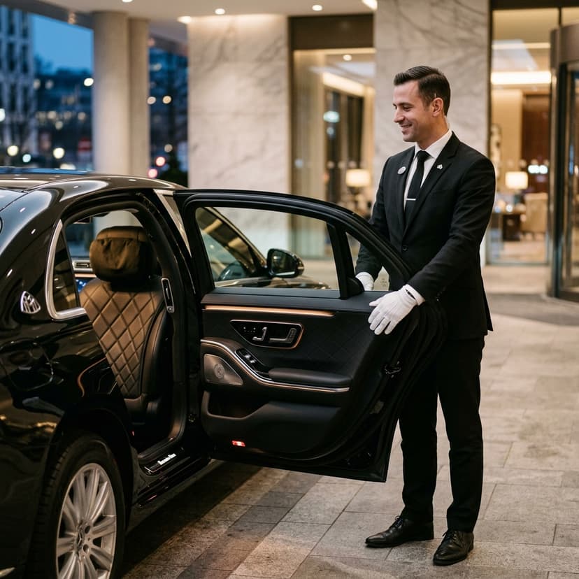 Premium executive airport transfer vehicle